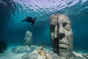 Jason deCaires Taylor Sculpture Cannes Underwater Museum, France