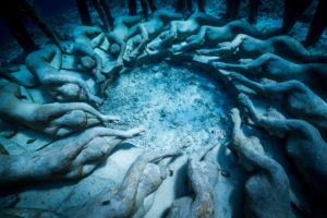 Jason deCaires Taylor Sculpture Nest, Gili Meno, Indonesia